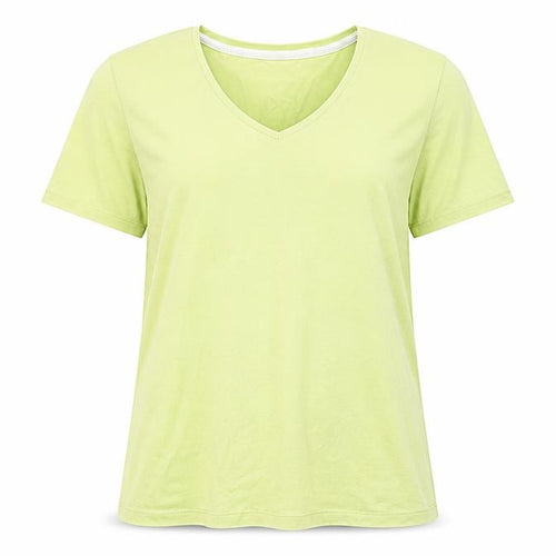 BM Mens Green  Cotton  T-Shirt Size L Round Neck