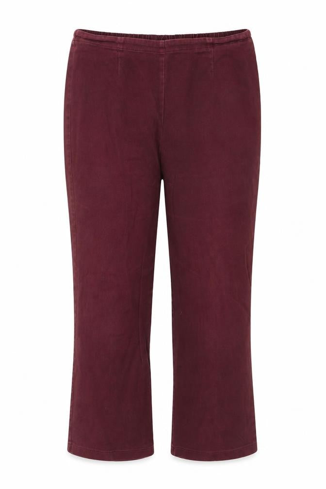 Berkertex Womens Red  Cotton Trousers  Size 14 L28 in Regular