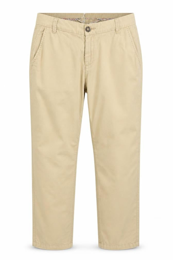 Marks and Spencer Womens Green  Cotton Trousers  Size 12 L26 in Regular