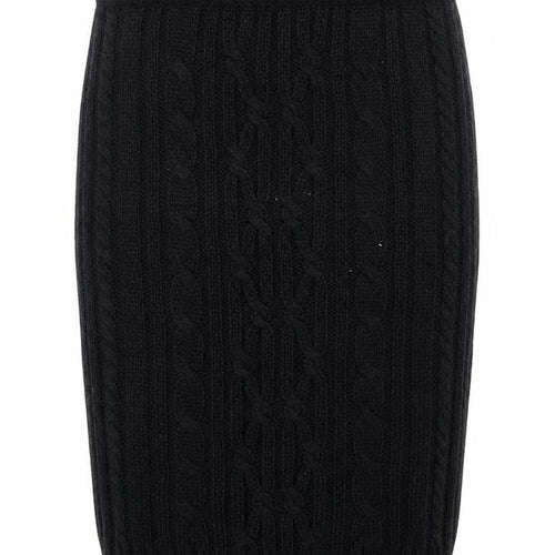 Peacocks Womens Black  Acrylic Straight & Pencil Skirt Size M