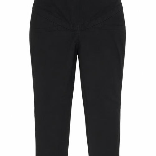 H&M Womens Black  Cotton Cropped Jeans Size 10 L24 in Regular