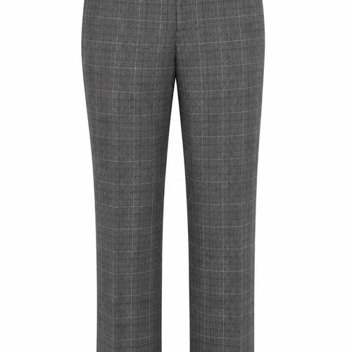 Classic Line Womens Grey Check Polyester Dress Pants Trousers Size 34 in L29 in Regular