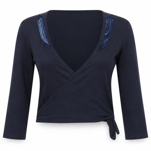 M&S Womens Blue V-Neck  Cotton Cardigan Jumper Size 10