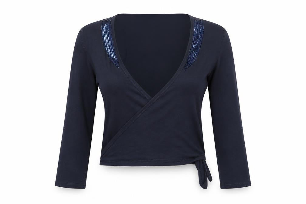 M&S Womens Blue V-Neck  Cotton Cardigan Jumper Size 10