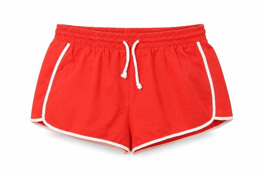 Brave Soul Womens Red  Cotton  Sleep Shorts Size S