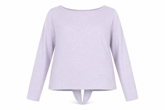 Front view of George women’s blue round neck polyester jumper, size UK 16