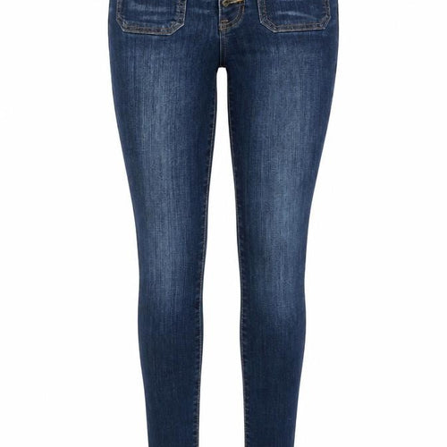 Gap Womens Blue  Cotton Skinny Jeans Size 6 L27 in Regular