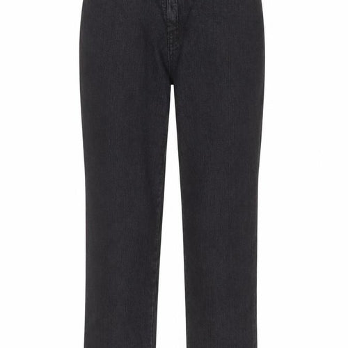Zaerres Womens Black  Cotton Straight Jeans Size 10 L30 in Regular