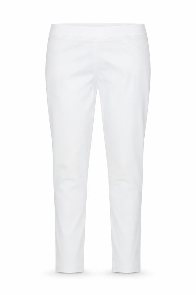 Classic Womens White  Cotton Skinny Jeans Size 12 L25 in Regular