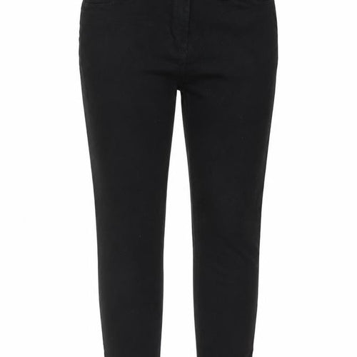 Matalan Womens Black  Cotton Skinny Jeans Size 12 L27 in Regular