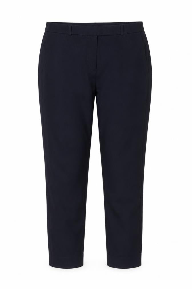 Marks and Spencer Womens Blue  Viscose Trousers  Size 14 L24 in Regular