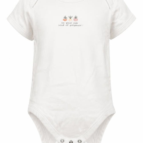 George Girls White  Cotton Bodysuit One-Piece Size 2-3 Years   - BE YOUR OWN KIND OF GORGEOUS