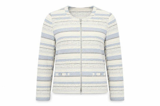 Front view of Dorothy Perkins women’s multicoloured jacket, size UK 10