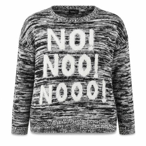 Janina Womens Grey Round Neck  Acrylic Pullover Jumper Size 14   - Christmas