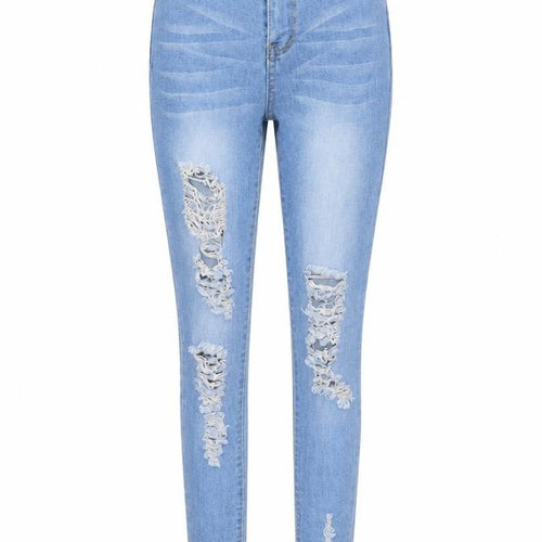 Denim Wise Womens Blue  Cotton Skinny Jeans Size 6 L24 in Regular