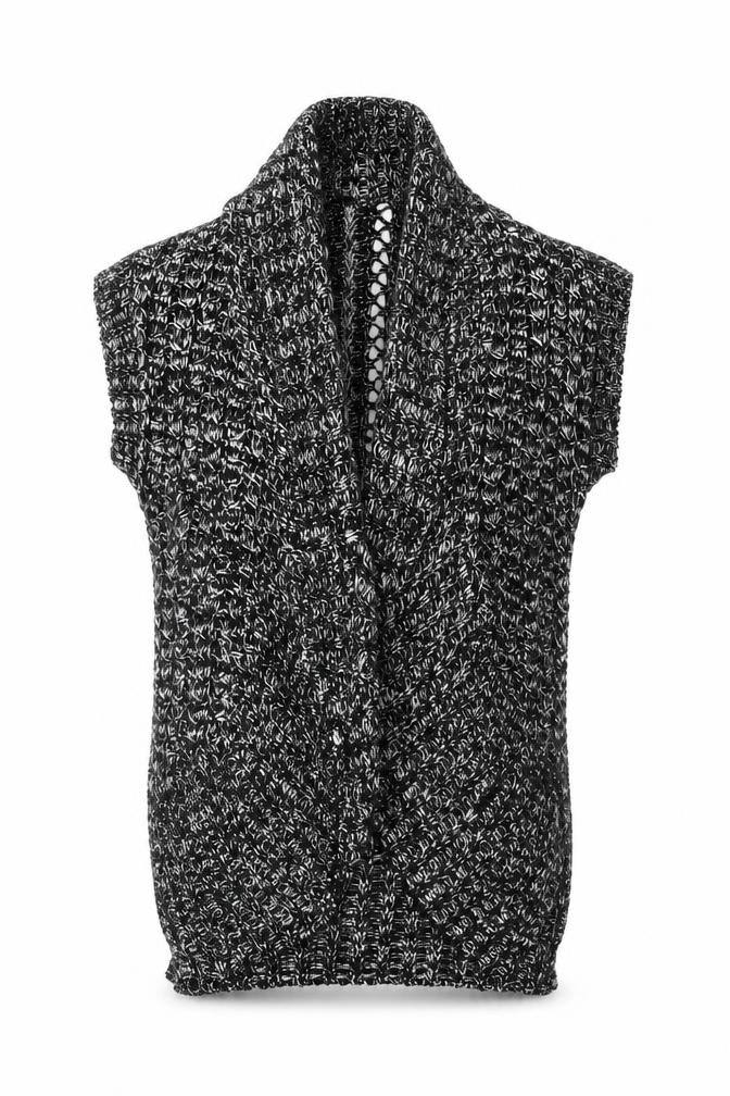 Canyon River Blues Womens Grey Collared  Acrylic Vest Jumper Size M