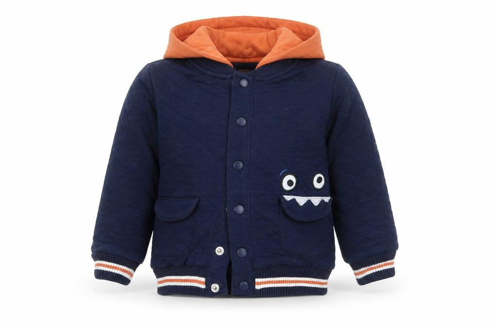 Front view of Coolclub boys’ multicoloured jacket, size 2, years