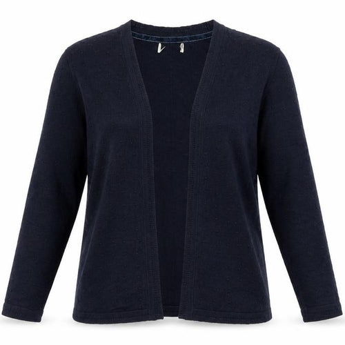 Matalan Womens Blue  Polka Dot Viscose Cardigan Jumper Size 14