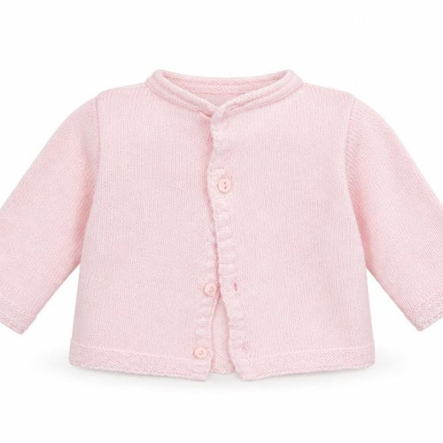 Jandelion Girls Pink  Acrylic Cardigan Jumper Size 0-3 Months   - NewBorn
