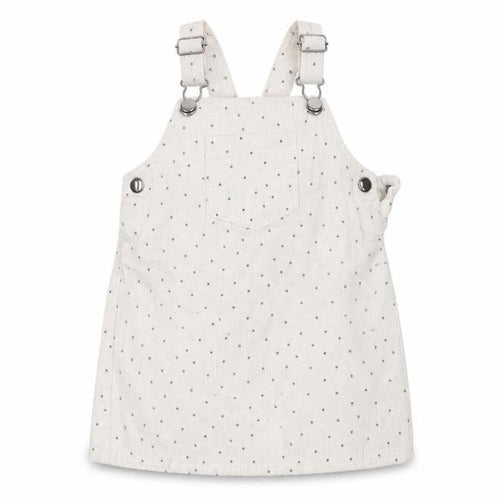 Primark Baby White Polka Dot Cotton A-Line  Size 18-24 Months  Square Neck