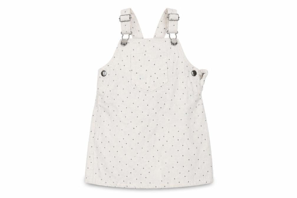 Primark Baby White Polka Dot Cotton A-Line  Size 18-24 Months  Square Neck