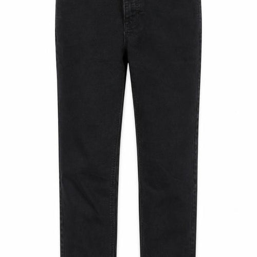 NEXT Womens Black  Cotton Straight Jeans Size 30 L27 in Slim