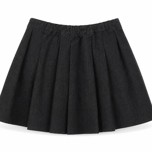 TU Girls Grey  Polyester Pleated Skirt Size 4 Years  Regular  - School Wear