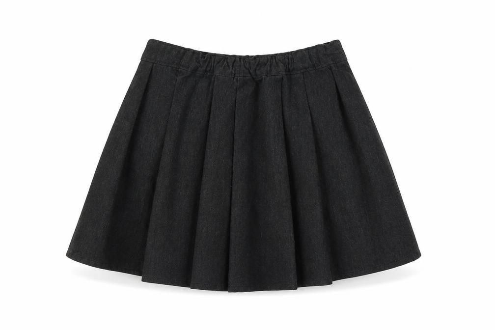 TU Girls Grey  Polyester Pleated Skirt Size 4 Years  Regular  - School Wear