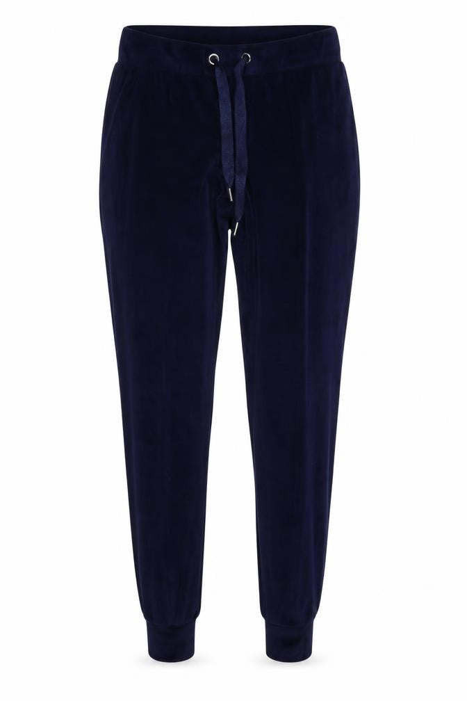 La marquise Womens Blue  Polyester Jogger Trousers Size M L28 in Regular