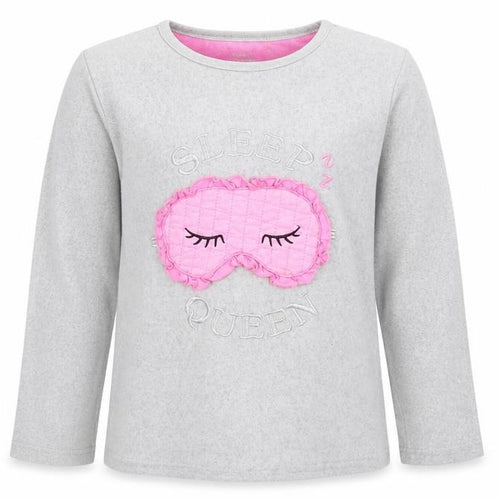 Primark Girls Grey   Top Pyjama Top Size 10-11 Years   - Sleep Queen