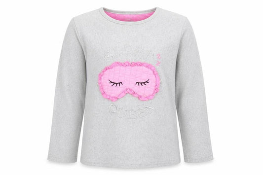 Primark Girls Grey   Top Pyjama Top Size 10-11 Years   - Sleep Queen