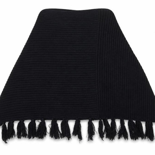 Liorina TU Womens Black   Overcoat Poncho One Size   - Poncho
