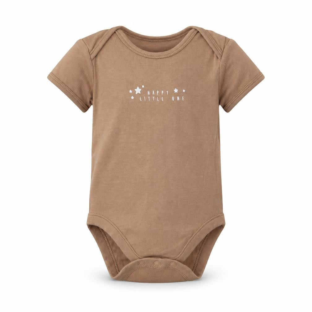 George Baby Beige  Cotton Romper One-Piece Size 6-9 Months