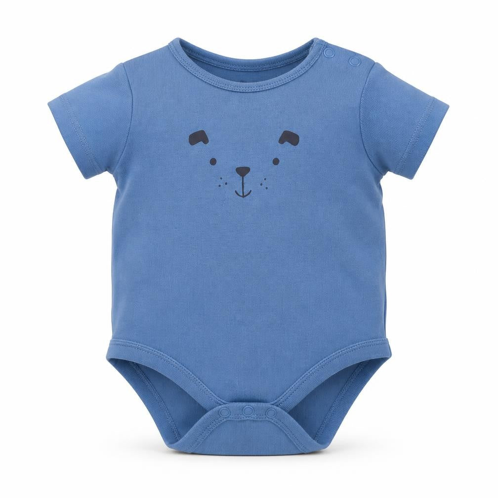 F&F Baby Blue  Cotton Romper One-Piece Size 6-9 Months
