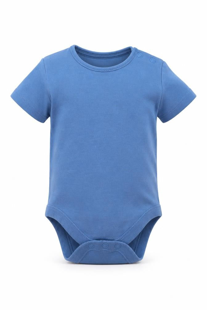 F&F Baby Blue  Cotton Romper One-Piece Size 6-9 Months