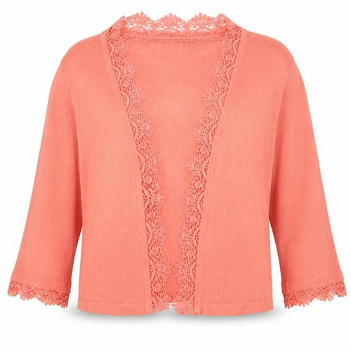 Peacocks Womens Pink V-Neck   Cardigan Jumper Size 10