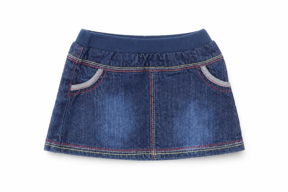 George Girls Blue  Cotton Mini Skirt Size 3-6 Months