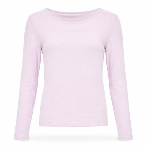 Marks and Spencer Womens Pink Round Neck  Viscose Pullover Jumper Size 8   - Pale pink