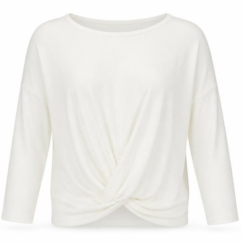 Florence and Fred Womens Ivory Round Neck  Polyester Pullover Jumper Size 12   - Twisted Hem Detail