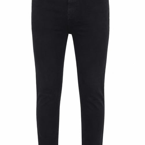 Topshop Mens Black  Cotton Skinny Jeans Size 26 in L25 in Regular  - cropped