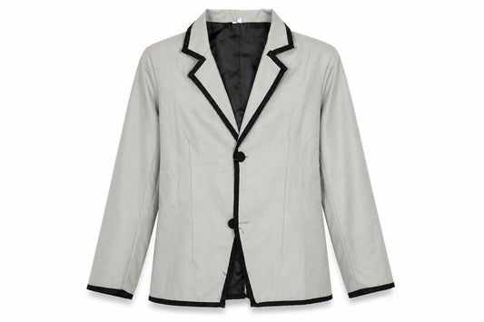 Front view of Preworn women’s green jacket blazer, size M