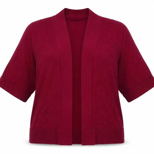 MudFlower Womens Pink Round Neck  Viscose Cardigan Jumper Size M