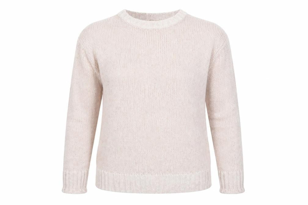 New Look Girls Grey Round Neck  Acrylic Pullover Jumper Size 14-15 Years