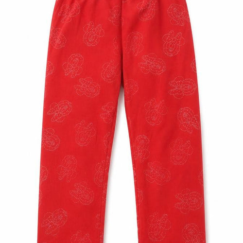 Disney Girls Red  Polyester  Pyjama Pants Size 8 Years   - Minnie Mouse