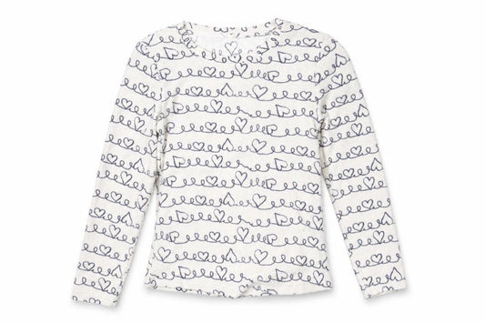 George Girls White  Polyester  Pyjama Top Size 8-9 Years