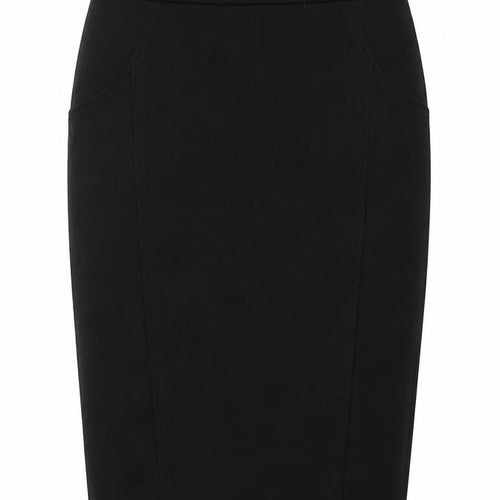 Savoir Womens Brown  Polyester Straight & Pencil Skirt Size 14