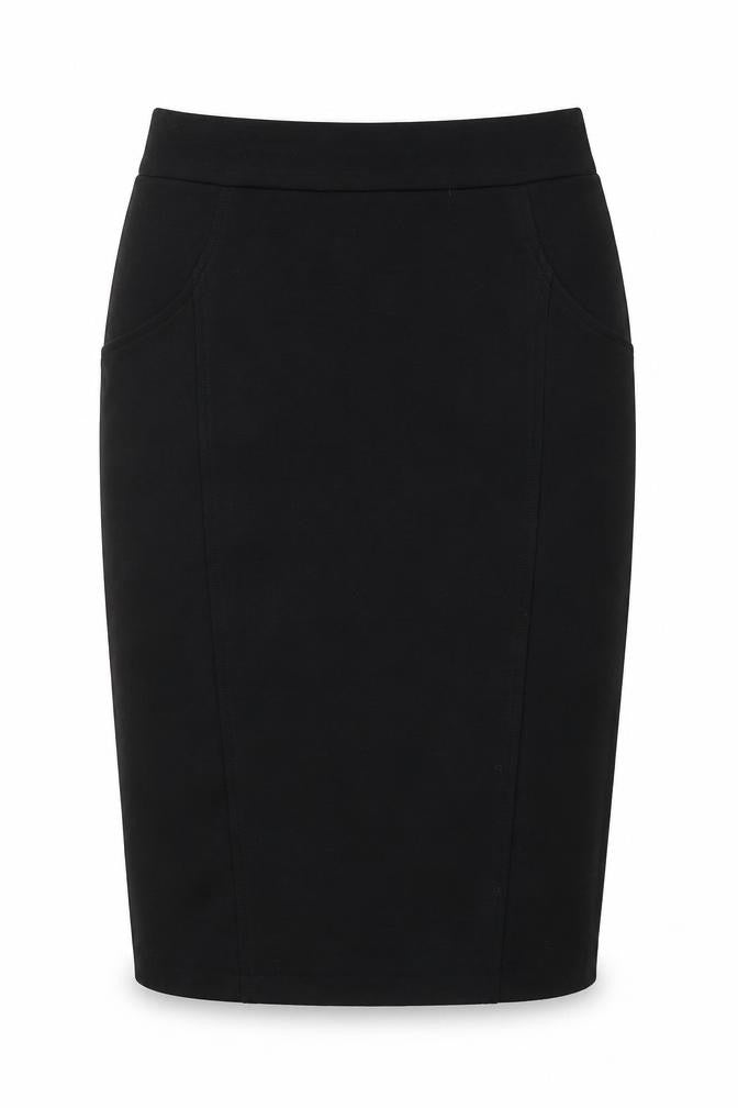Savoir Womens Brown  Polyester Straight & Pencil Skirt Size 14