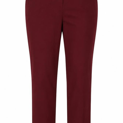 Tailored Womens Red  Polyester Dress Pants Trousers Size 14 L25 in Regular