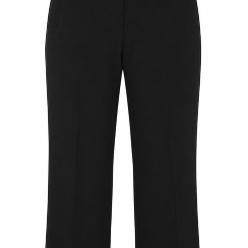 M&S Womens Black  Polyester Dress Pants Trousers Size 10 L25 in Regular
