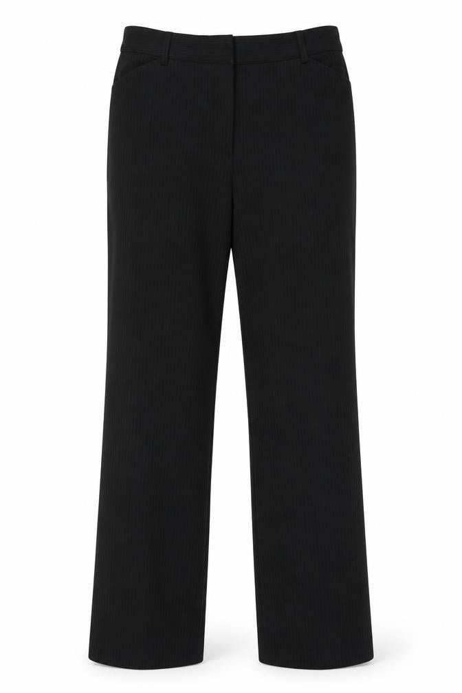 BHS Womens Black  Polyester Dress Pants Trousers Size 34 in L28 in Regular